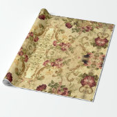 ヴィンテージビクトリアンバラタペストリースタイル ラッピングペーパー (アンロールド)