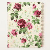 ヴィンテージビクトリアンバラパターン名前をカスタムする プランナー手帳 (裏面)