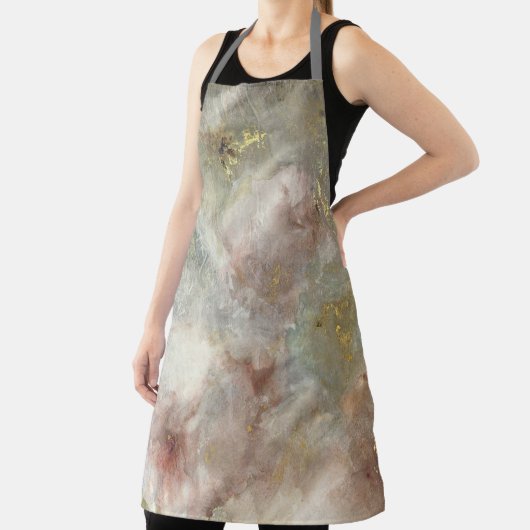 ヴィンテージビクトリアンバラフローラと金ゴールドアクセント エプロン (インサイチュ)