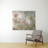 ヴィンテージビクトリアンバラフローラと金ゴールドアクセント タペストリー (インサイチュ(横))