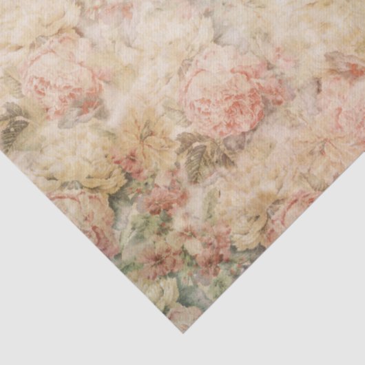 ヴィンテージビクトリアンバラ切り離しティッシュペーパー 薄葉紙 (詳細)