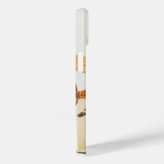 ヴィンテージビクトリアンバレンタインの日、飛行機の子供たち Case-Mate iPhoneケース (裏面 / 右)