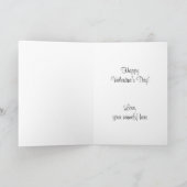 ヴィンテージビクトリアンバレンタインの男の子，猫と犬 シーズンカード (内部)