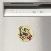 ヴィンテージビクトリアンバレンタインデイエンジェルシームス マグネット (インサイチュ (食洗機))