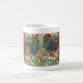 ヴィンテージビクトリアンバレンタインデエンジェルズイン天国 コーヒーマグカップ (中央)