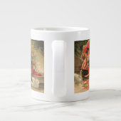 ヴィンテージビクトリアンバレンタインデーケルブハート ジャンボコーヒーマグカップ (裏面)