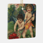 ヴィンテージビクトリアンバレンタインデー愛の提供 セラミックオーナメント (右)