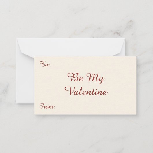 ヴィンテージビクトリアンバレンタインデー愛の提供 ノートカード (裏面)