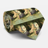 ヴィンテージビクトリアンバレンタインデー、エンジェルラブバード ネクタイ (ロール)