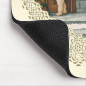 ヴィンテージビクトリアンバレンタインデー,エンジェルw文字 マウスパッド (コーナー)