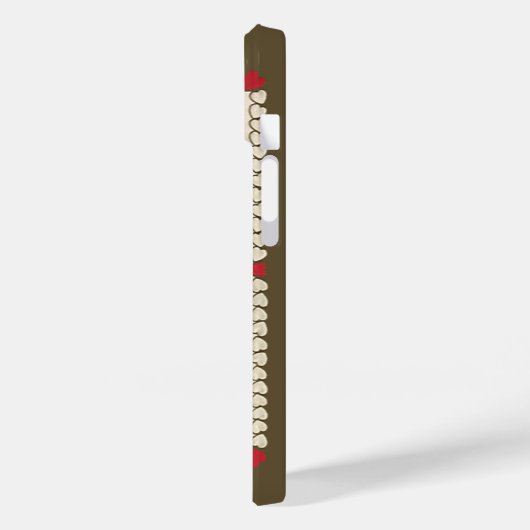 ヴィンテージビクトリアンバレンタインデー,シャイな子ども Case-Mate iPhoneケース (裏面 / 左)