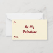 ヴィンテージビクトリアンバレンタインデー，天使のバラ ノートカード (裏面)