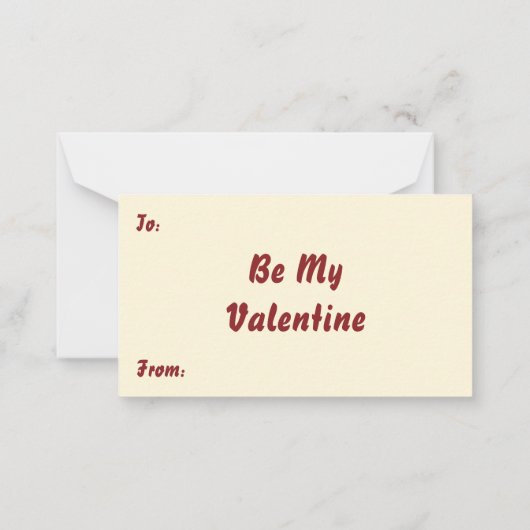 ヴィンテージビクトリアンバレンタインデー，天使のバラ ノートカード (裏面)