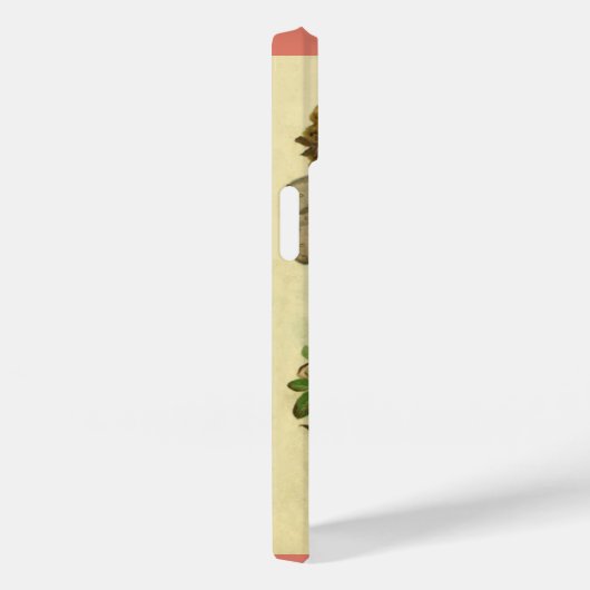 ヴィンテージビクトリアンバレンタインデー，天使のバラ Case-Mate iPhoneケース (裏面 / 右)