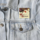 ヴィンテージビクトリアンバレンタインデー 缶バッジ (インサイチュ)