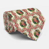ヴィンテージビクトリアンバレンタインデーCherub on Phone ネクタイ (ロール)