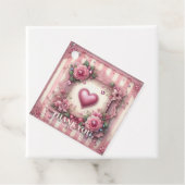 ヴィンテージビクトリアンバレンタインフローラハート フェイバータグ (インサイチュ)