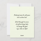 ヴィンテージビクトリアンバレンタイン女性愛の手紙 シーズンカード (裏面)