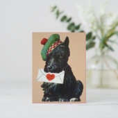 ヴィンテージビクトリアンバレンタイン葉書 ポストカード (スタンド正面)