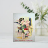 ヴィンテージビクトリアンバレンタイン シーズンポストカード (スタンド正面)