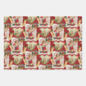 ヴィンテージビクトリアンバレンタイン ラッピングペーパーシート (正面2)