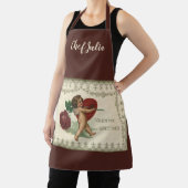 ヴィンテージビクトリアンバレンタインCherub、バラ、ハート エプロン (インサイチュ)