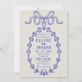 ヴィンテージビクトリアンバロックオーナメント結婚ズ 招待状 (正面)