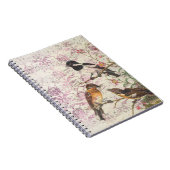 ヴィンテージビクトリアンバードノート | エレガント書 ノートブック (右側)