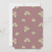 ヴィンテージビクトリアンパウィティアニマルズガール誕生日 招待状 (裏面)