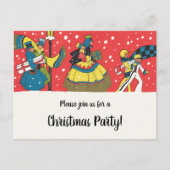 ヴィンテージビクトリアンパーティの招待状 ポストカード (正面)