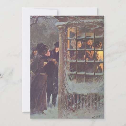 ヴィンテージビクトリアンパーティの招待状 招待状 (正面)