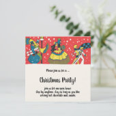 ヴィンテージビクトリアンパーティの招待状 招待状 (スタンド正面)