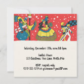 ヴィンテージビクトリアンパーティの招待状 招待状 (裏面)