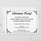 ヴィンテージビクトリアンパーティの招待状 招待状 (裏面)