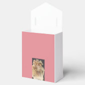 ヴィンテージビクトリアンピンククリスマスホリデーパーティー フェイバーボックス (オープン)