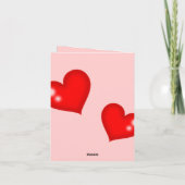 ヴィンテージビクトリアンファッショナブルValentine's Day Card シーズンカード (裏面)