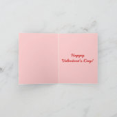 ヴィンテージビクトリアンファッショナブルValentine's Day Card シーズンカード (内部)