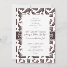 ヴィンテージビクトリアンファッションショーガラ 招待状