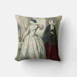 ヴィンテージビクトリアンファッション クッション
