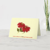 ヴィンテージビクトリアンファミリークリスマスグリーティングカード シーズンカード (裏面)