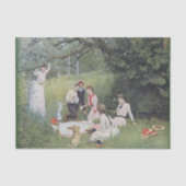 ヴィンテージビクトリアンファミリーピクニックウッズ 薄葉紙 (正面)