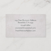 ヴィンテージビクトリアンフィッシュ名刺 名刺 (裏面)