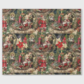 ヴィンテージビクトリアンフェスティバル&リッチモンタージュ ラッピングペーパー (フラット)