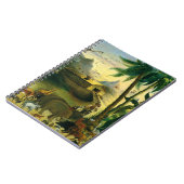 ヴィンテージビクトリアンフォークアート、ノアの箱舟by Hidley ノートブック (左側)