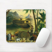 ヴィンテージビクトリアンフォークアート、ノアの箱舟by Hidley マウスパッド (マウス)