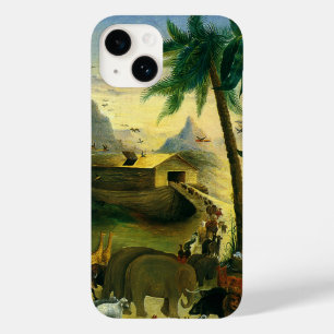 ヴィンテージビクトリアンフォークアート、ノアの箱舟by Hidley Case-Mate iPhone 14ケース