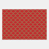 ヴィンテージビクトリアンフレームのコラージラッピング ラッピングペーパーシート (正面2)