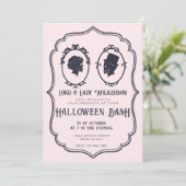 ヴィンテージビクトリアンフレームスカルハロウィンバッシュ 招待状 (スタンド正面)