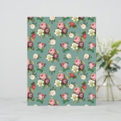 ヴィンテージビクトリアンフローラクラフト紙マープルホール (スタンド正面)