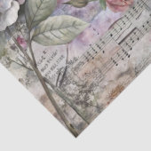 ヴィンテージビクトリアンフローラシート音楽&レイベン 薄葉紙 (詳細)